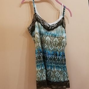 2for$16 Girls' Junior knit top, teal/brown new